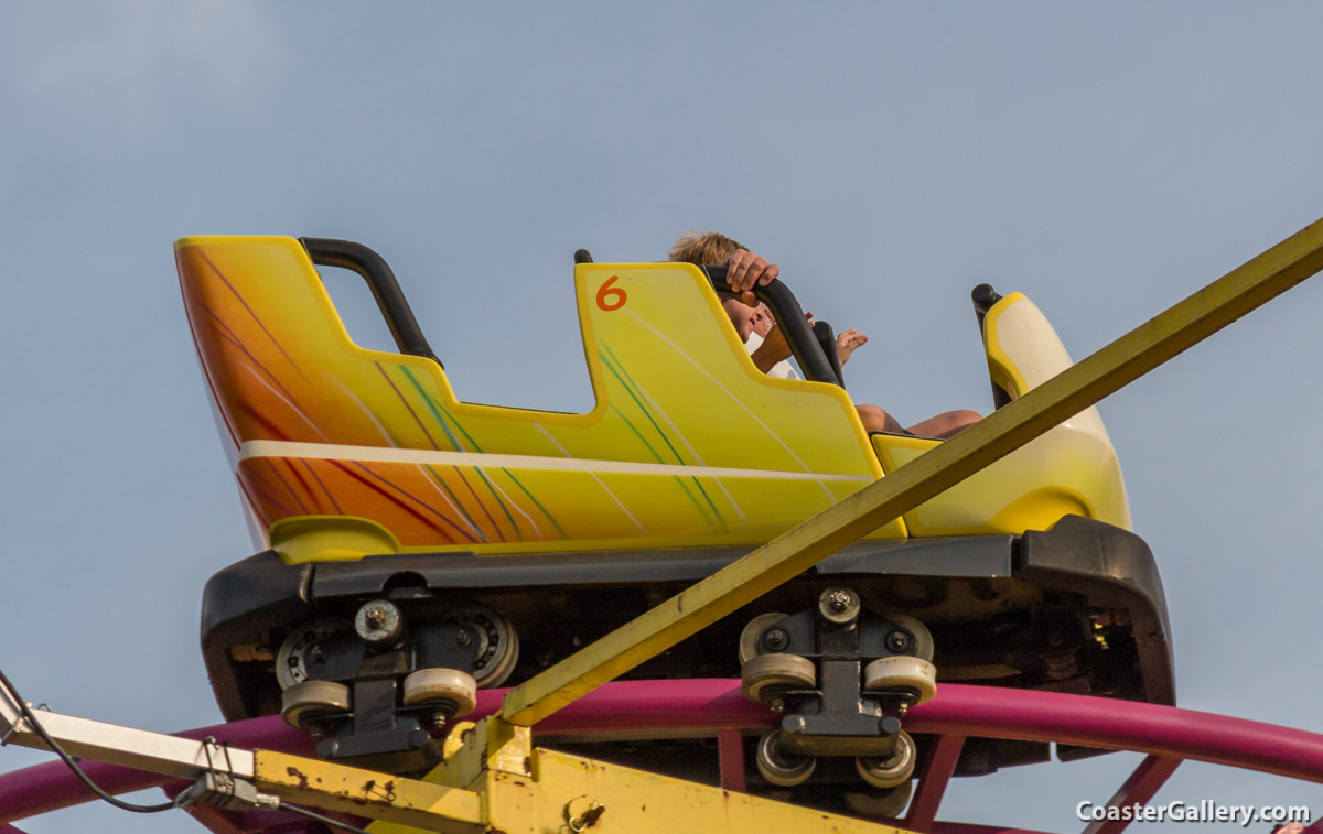 Wild Mouse roller coaster at Funtown Splashtown U.S.A.