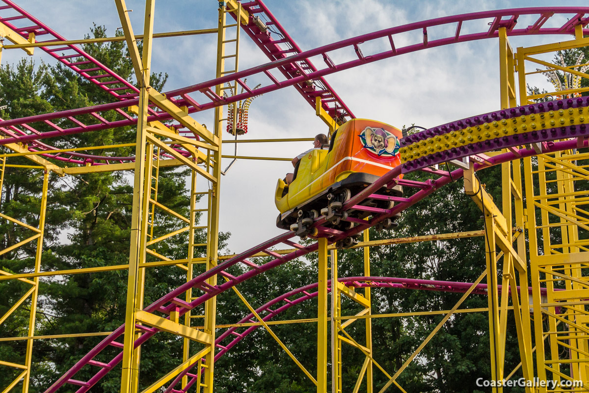 Wild Mouse roller coaster built by Maurer AG
