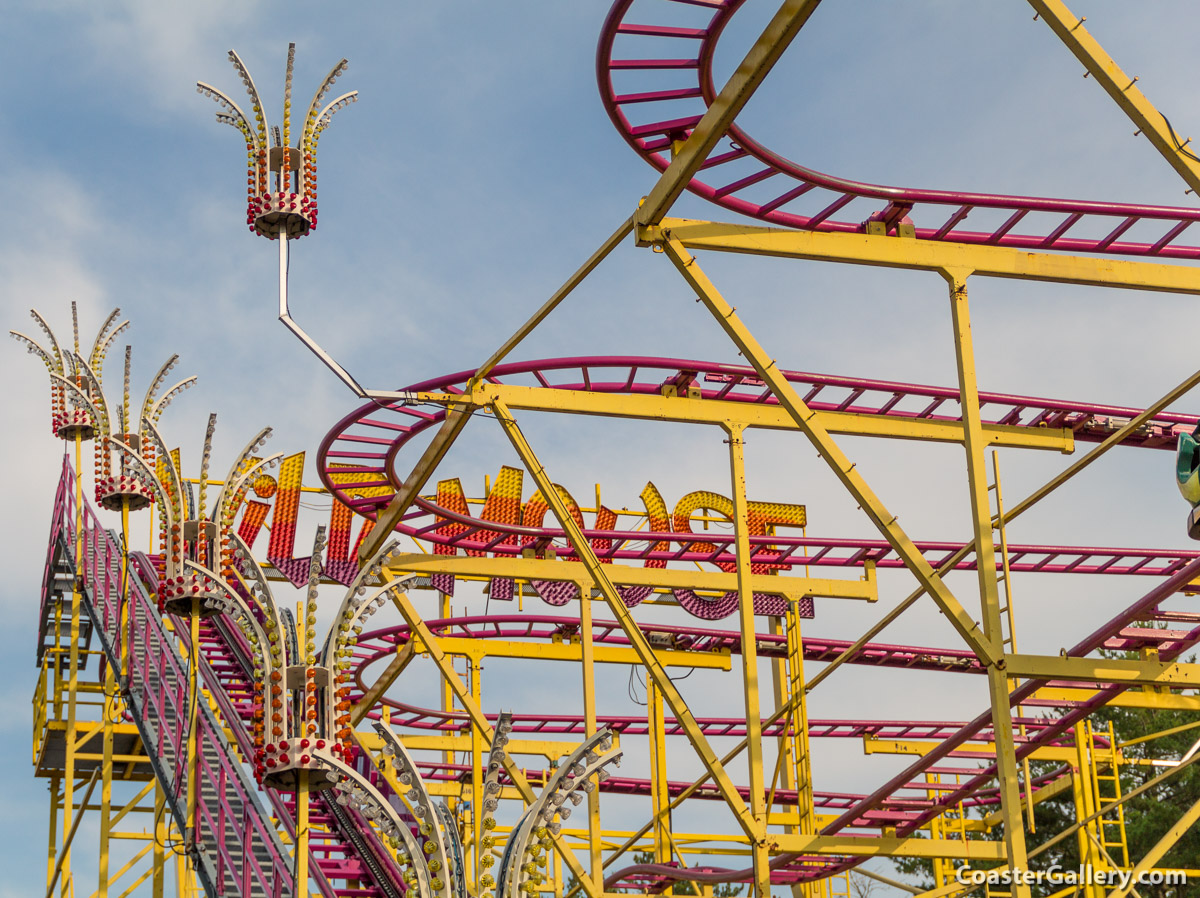 Wild Mouse roller coaster at Funtown Splashtown U.S.A.