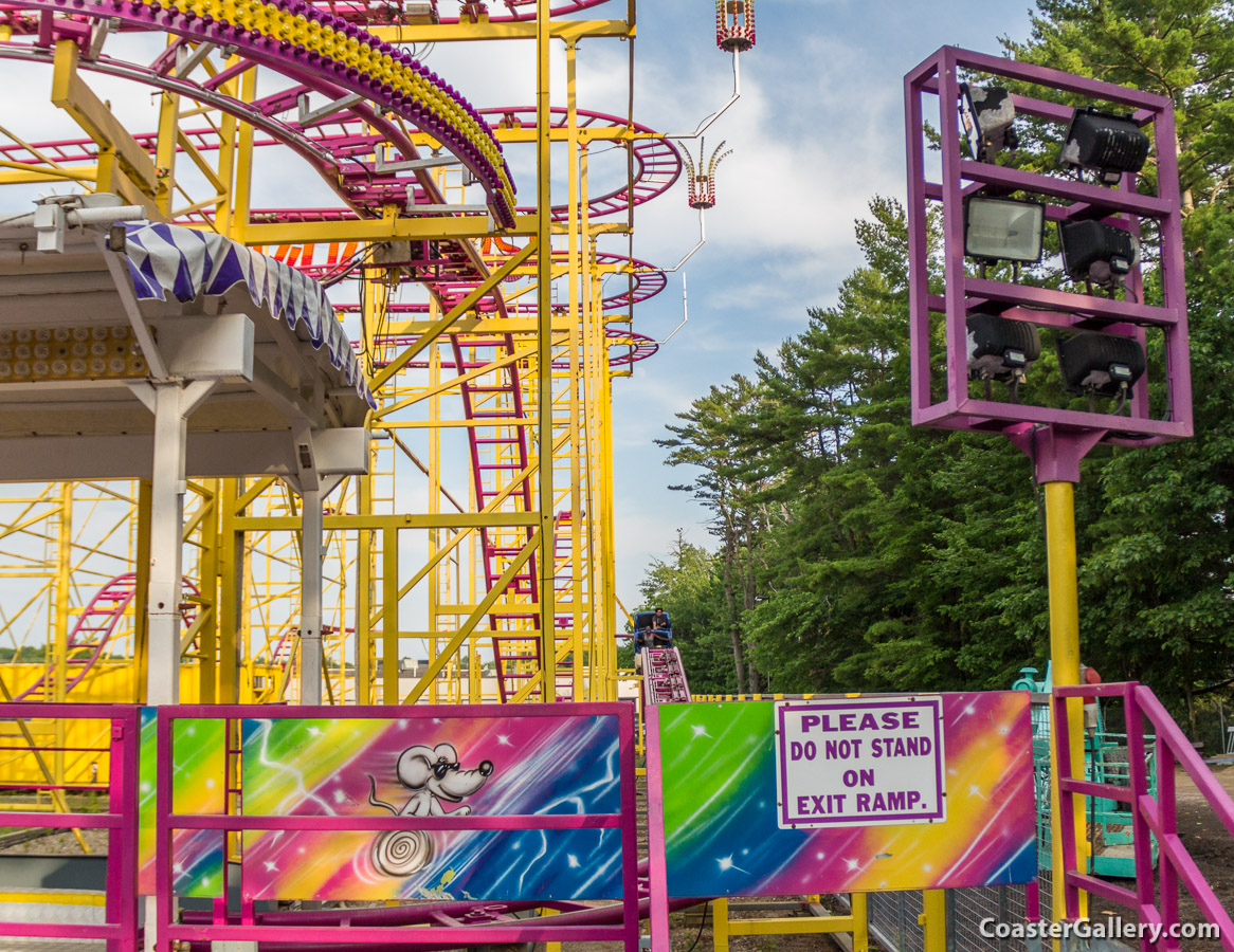 Wild Mouse roller coaster at Funtown Splashtown U.S.A.