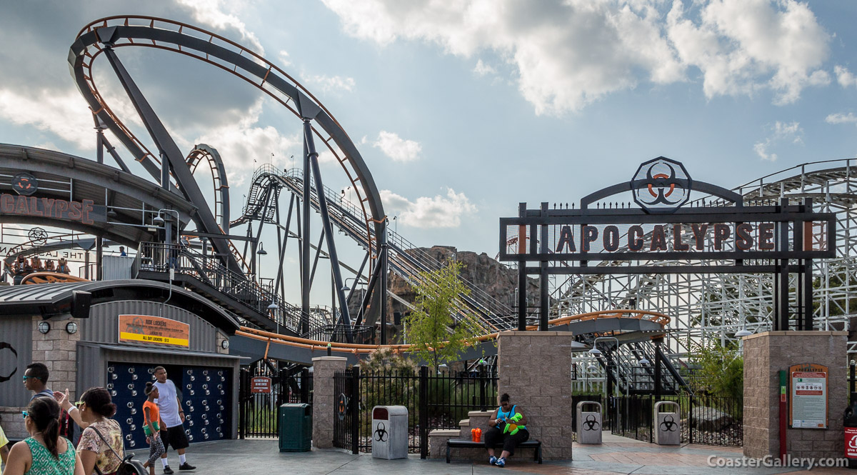 Skull Mountain - Typhoon Sea Coaster boat ride at Six Flags America