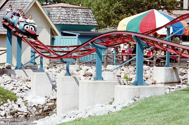 Nessie the Dreamy Dragon roller coaster formerly known as the Ladybug