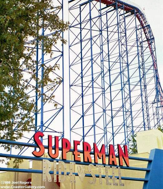 Hyper-coaster formerly known as Superman Ride of Steel