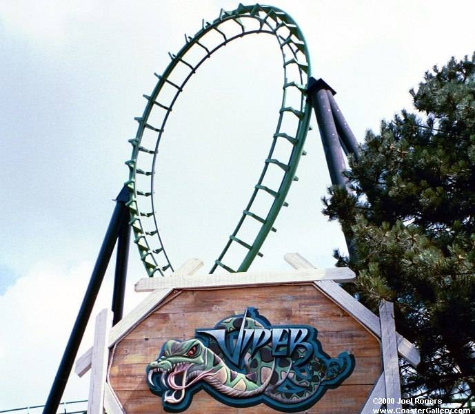 Viper roller coaster built by Arrow Huss