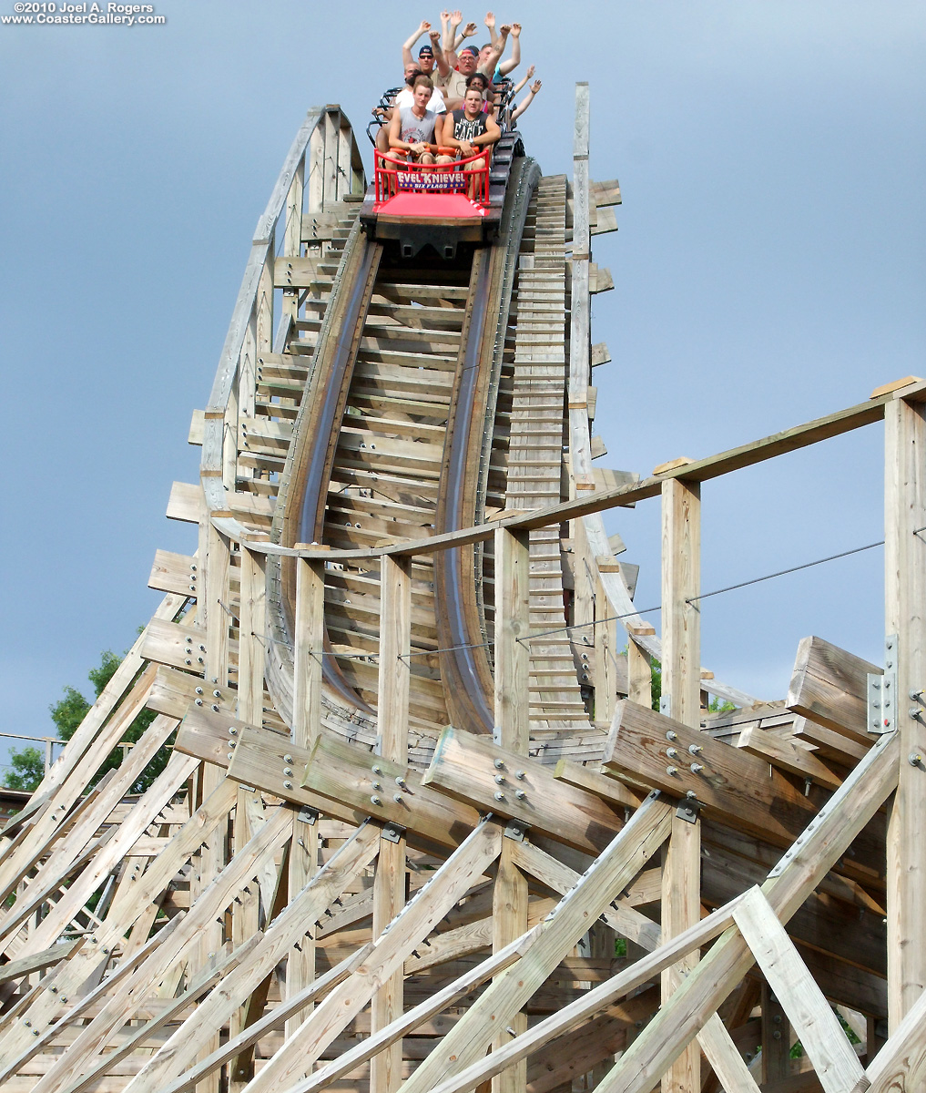 Roller coaster shot