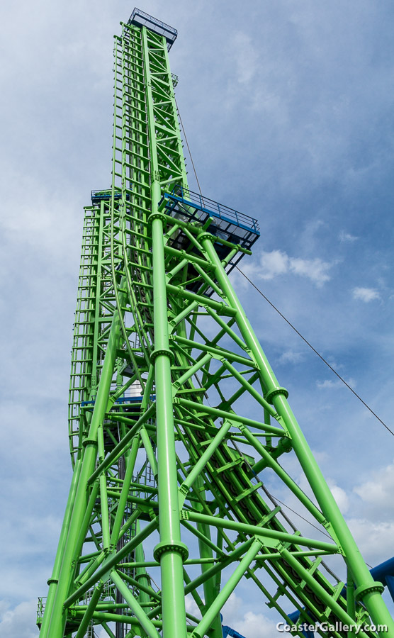 Hourly capacity of a roller coaster at Six Flags