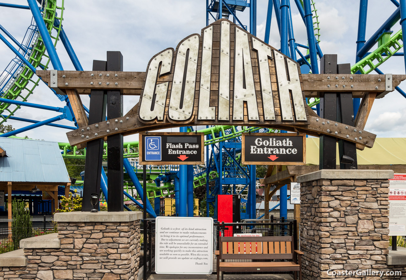 The broken roller coaster Six Flags New England