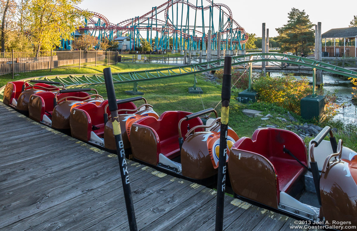 Roller coaster formerly known as the Ladybug