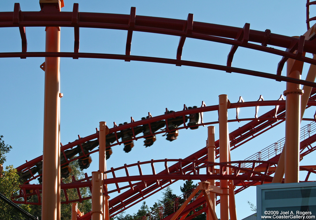 The coaster formerly known as Hangman at Opryland USA