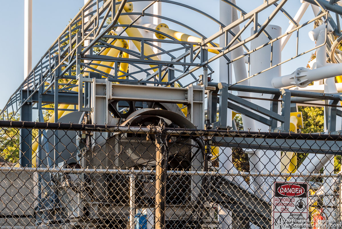 Launching system on the Moto Coaster