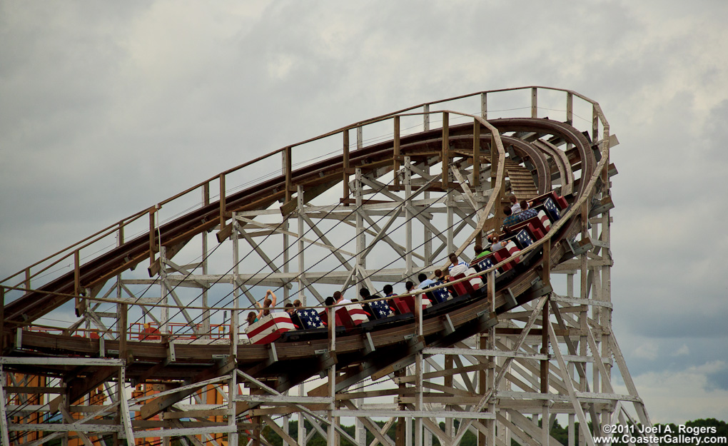 Riverside Park and the Riverside Cyclone coaster