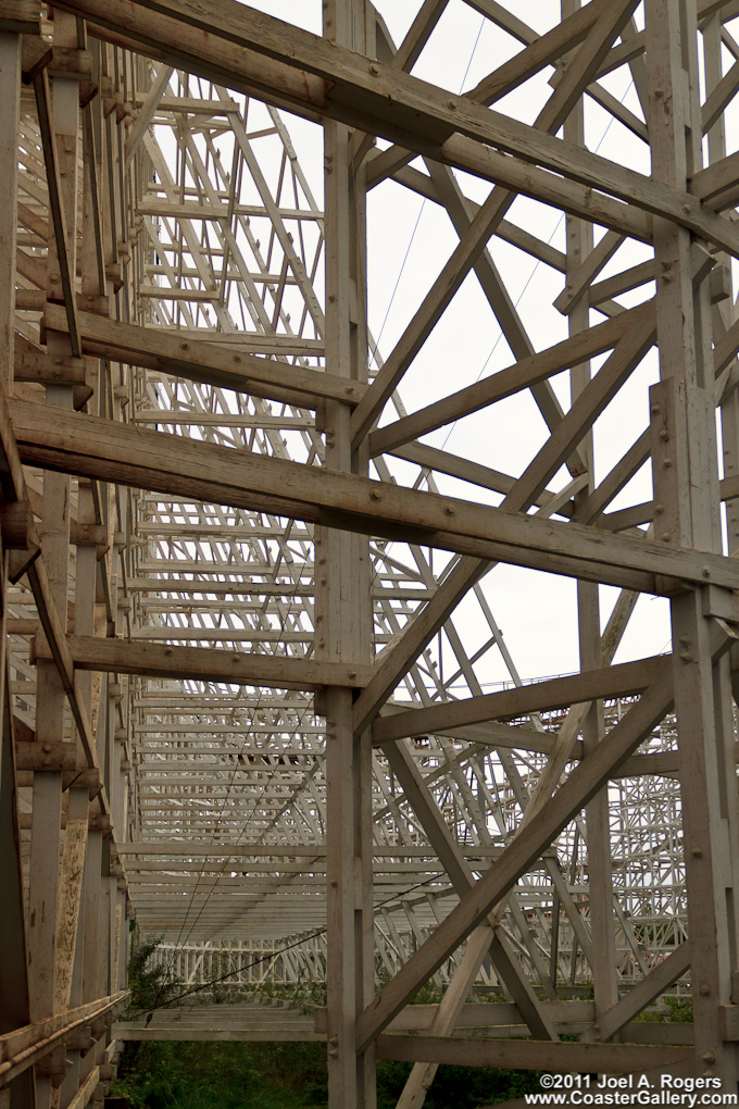 Abstract image of a roller coaster