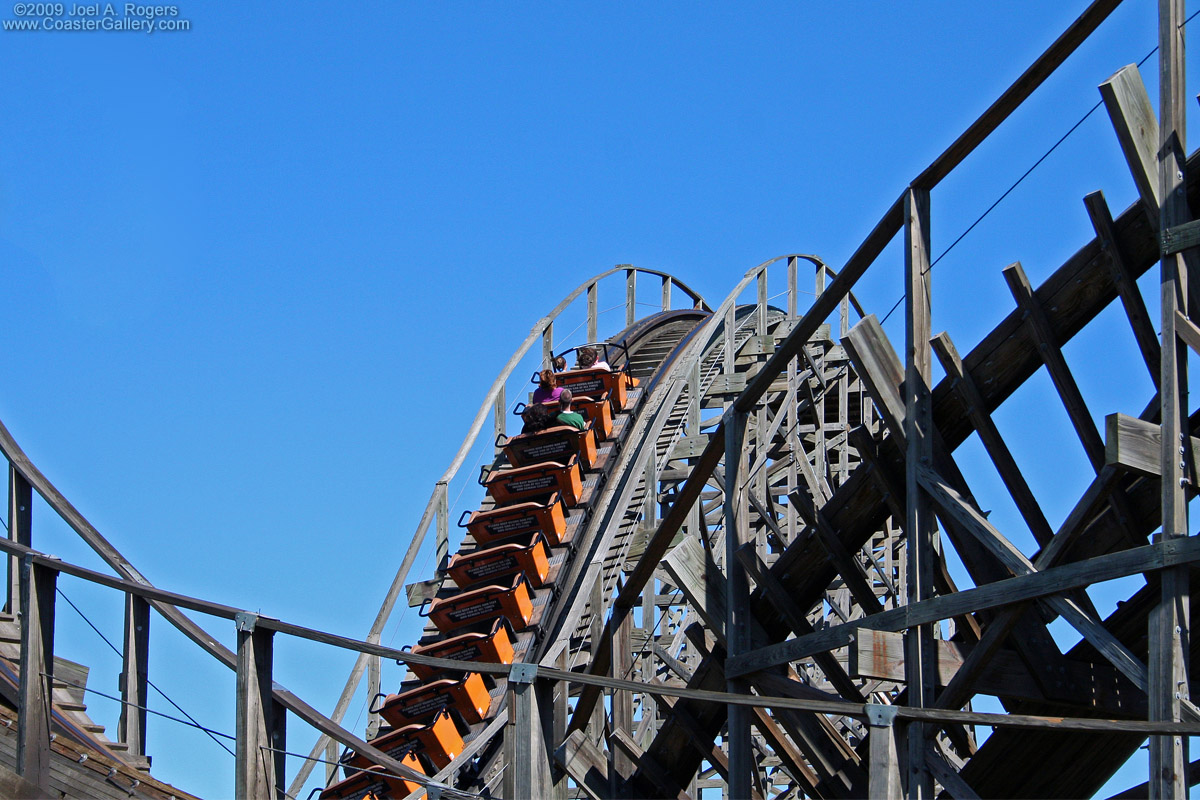 Great Coasters International -- Millennium Flyer trains