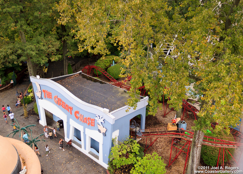 The Great Chase roller coaster -- formerly Rolling Thunder