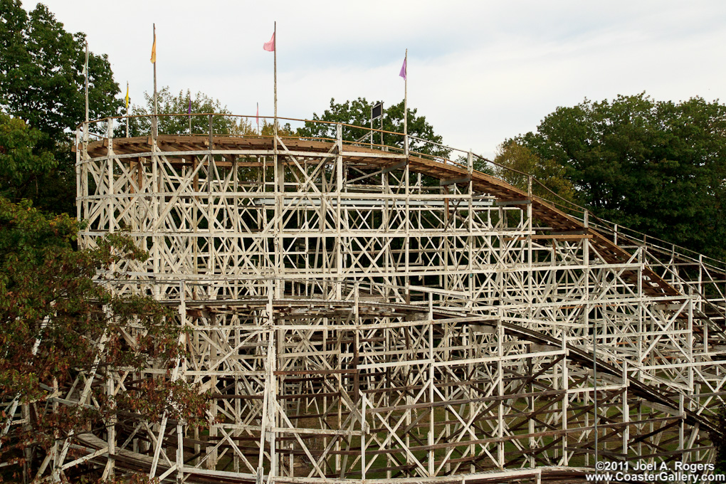 Scenic shot of a roller coaster