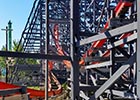 Wicked Cyclone roller coaster