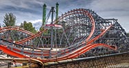 Wicked Cyclone roller coaster