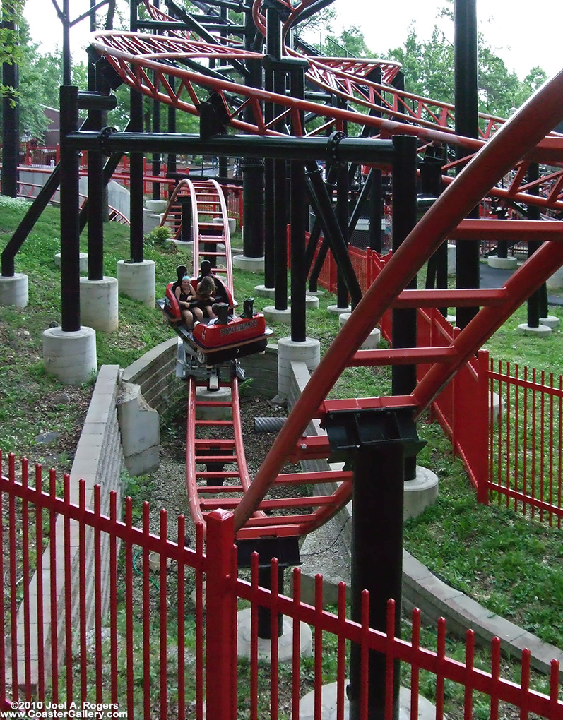 Gerstlauer Amusement Rides GmbH - roller coaster going through a drop