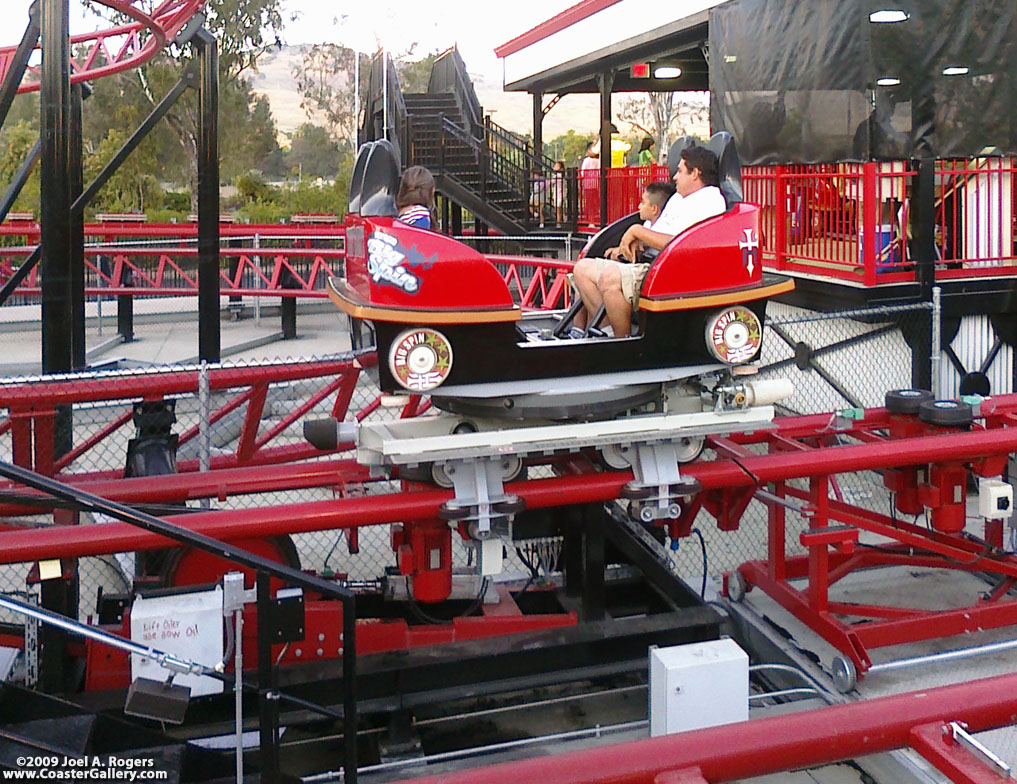 Tony Hawk's Big Spin skateboarding roller coaster