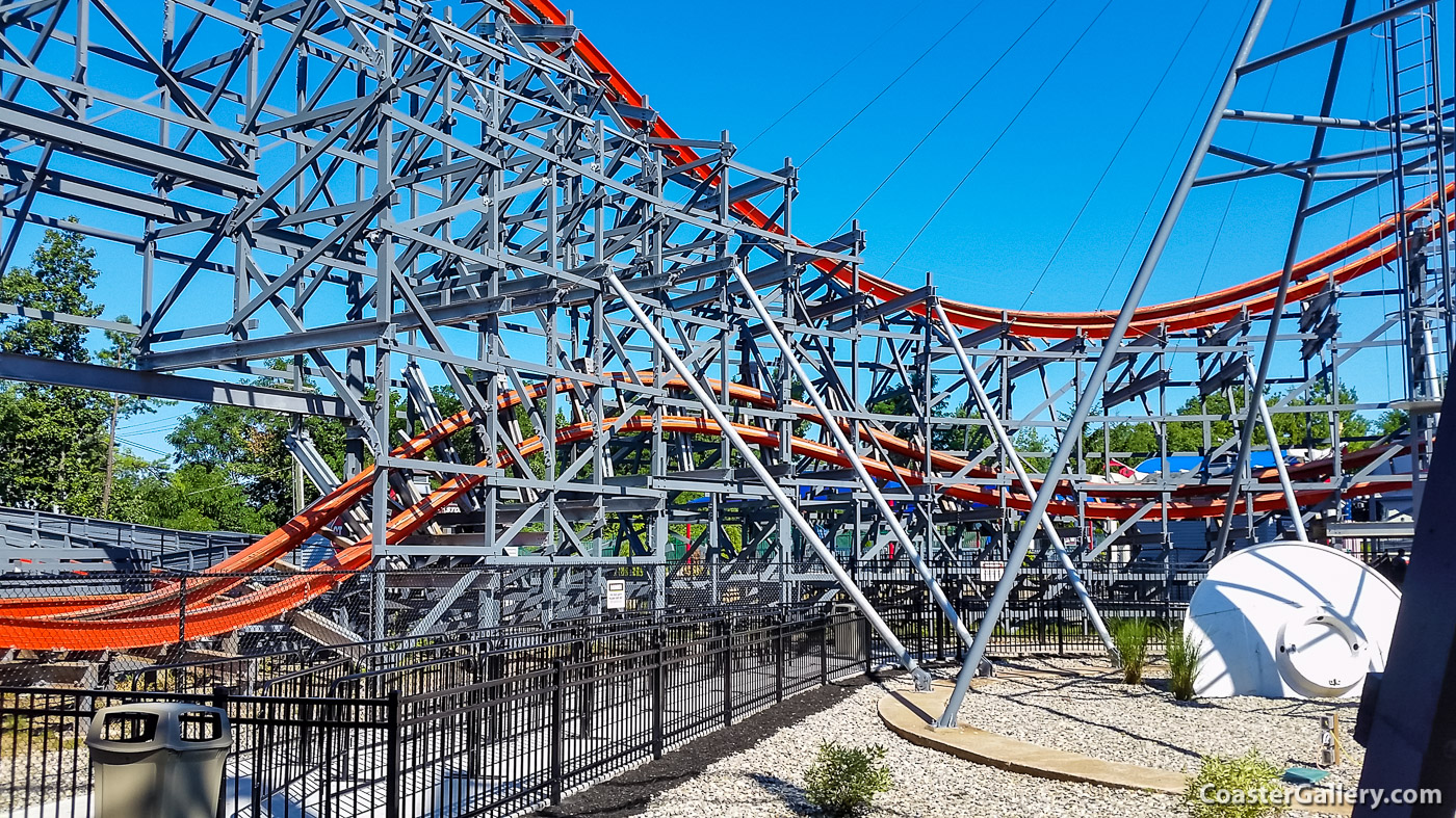 Rocky Mountain Construction changing a wood roller coaster to a steel coaster
