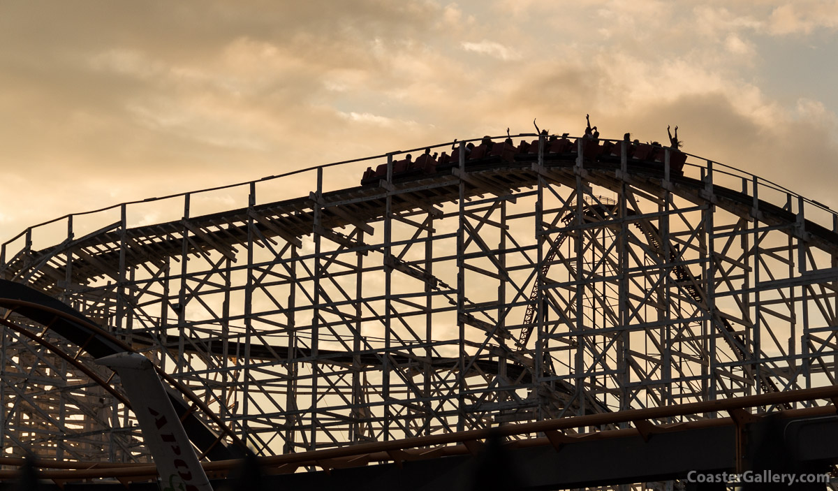 Charlie Dinn and Curtis Summers wood coaster