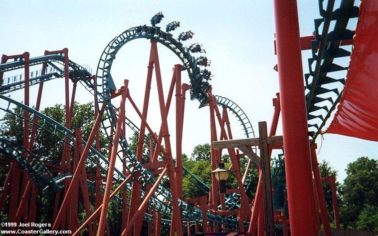 Mind Eraser at Six Flags in Maryland