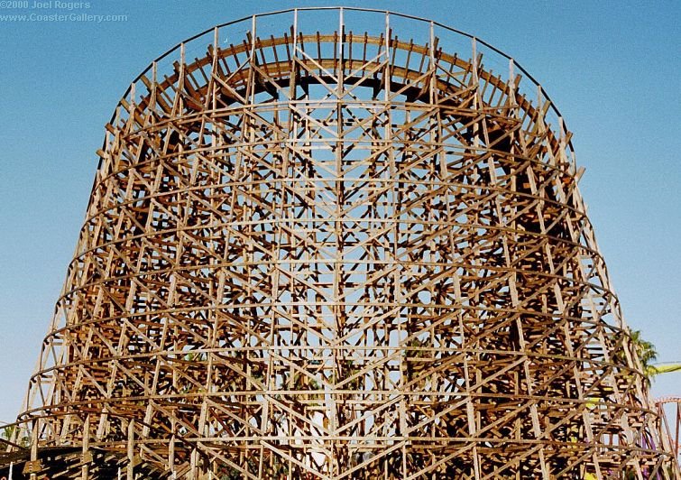 Roar roller coaster in Northern California