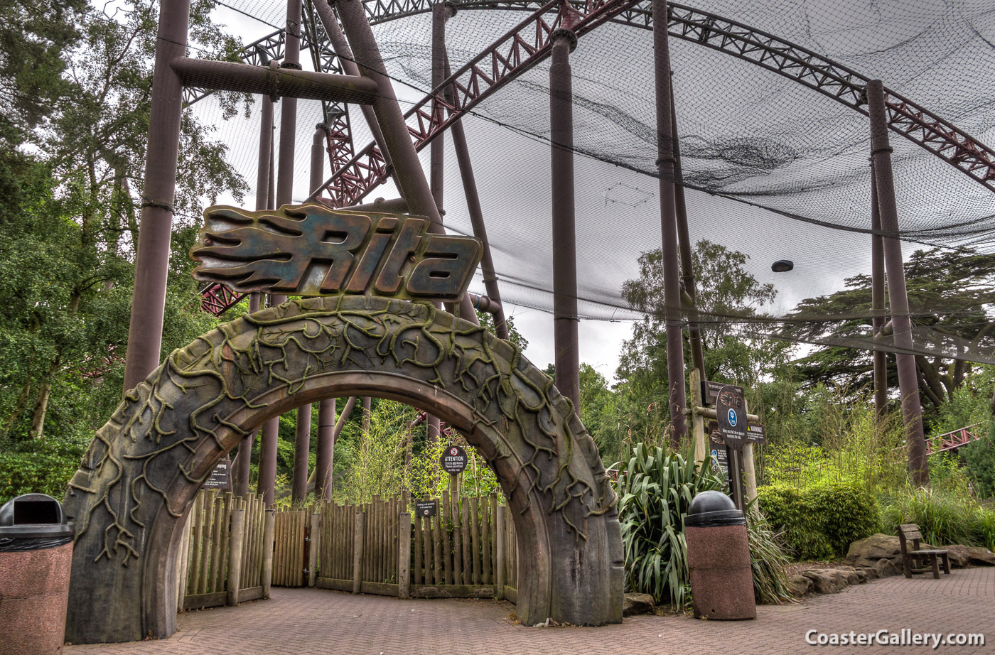 Rita roller coaster at Alton Towers