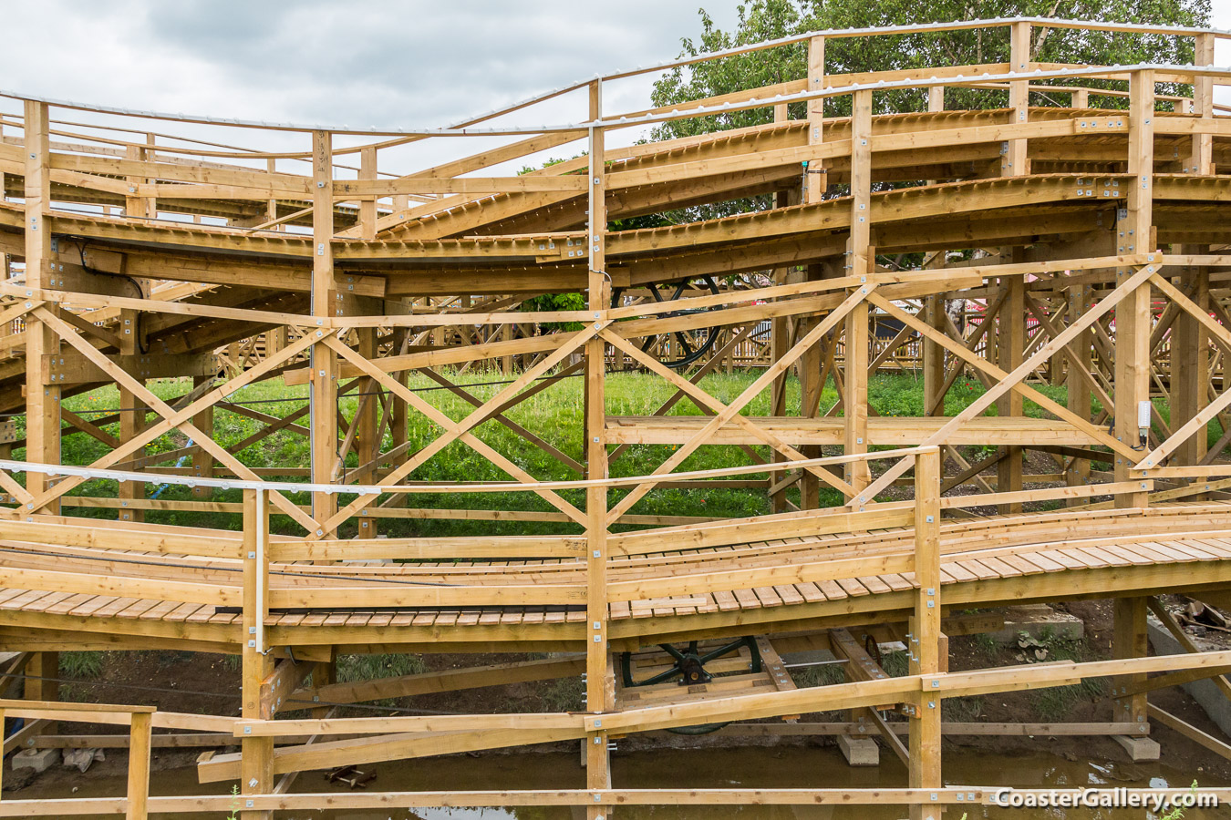 Rebuilding the Scenic Railway roller coaster at Dreamland in Margate, England, United Kindgom