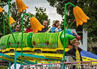 Pictures of the small roller coaster at Dreamland, Margate, England, United Kindgom