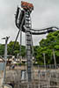 click to enlarge Oblivion drop coaster at Alton Towers