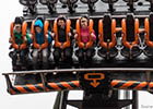 click to enlarge Oblivion drop coaster at Alton Towers