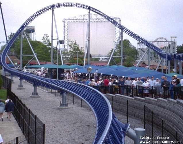 Millennium Force Overbanked Turn