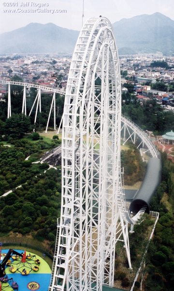Dodonpa roller coaster in Japan - world's fastest coaster for several years