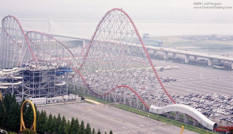 Some of the tallest roller coaster hills in the world