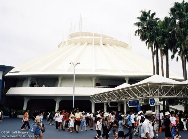 Space Mountain roller coaster in Japan