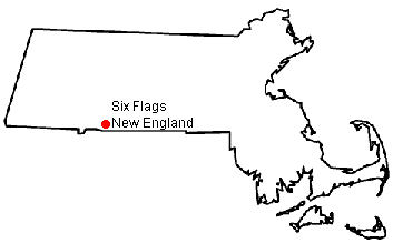 Map of Amusement Parks in Massachusetts