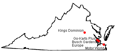 Amusement Parks in Virginia