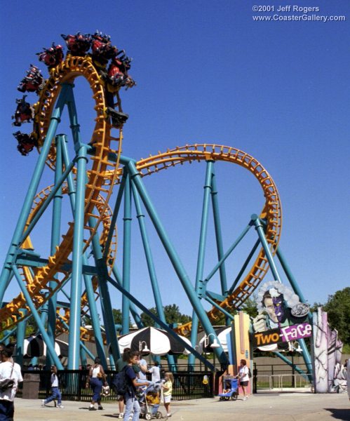 six flags great america. Vekoma Invertigo at Six Flags