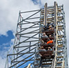 Switchback reversing roller coaster at ZDT's Amusement Park