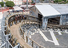 Switchback reversing roller coaster at ZDT's Amusement Park