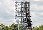 Switchback reversing roller coaster at ZDT's Amusement Park