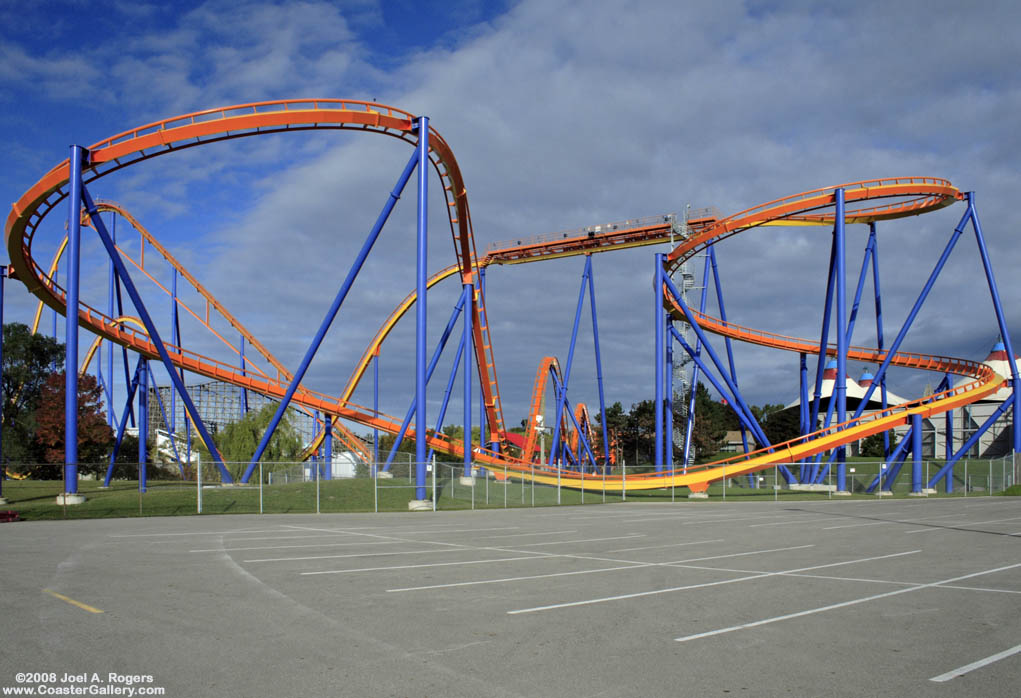 Behemoth roller coaster built by Bollinger and Mabillard