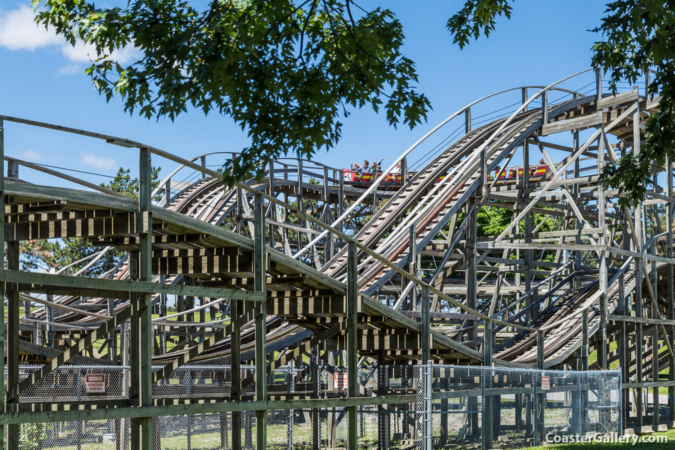 A wood roller coaster built by Curtis Summers, Canada's Wonderland, and Taft Broadcasting