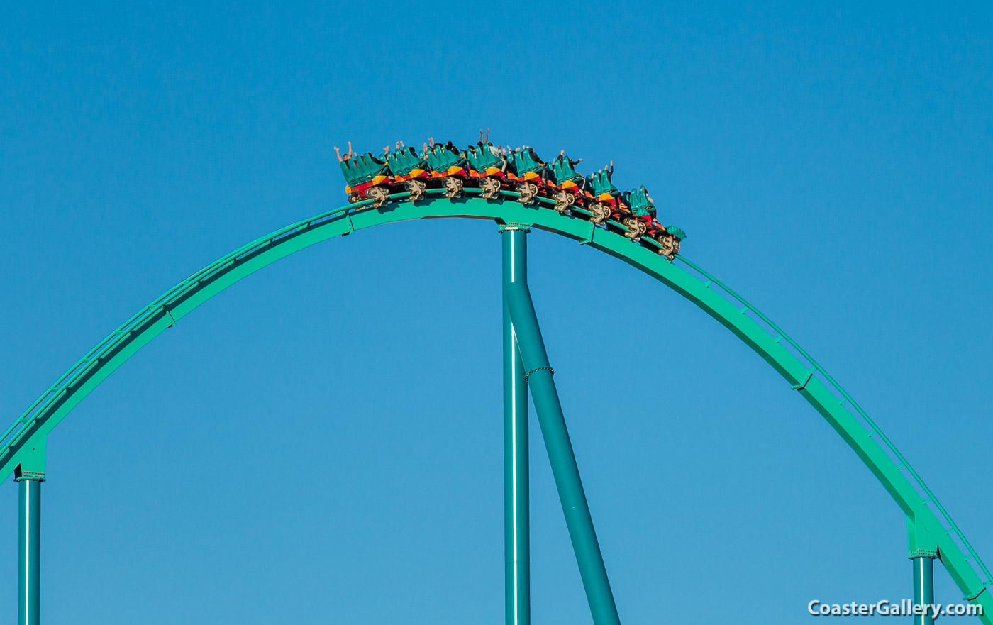 Pictures and details about the Leviathan roller coaster at Canada's Wonderland