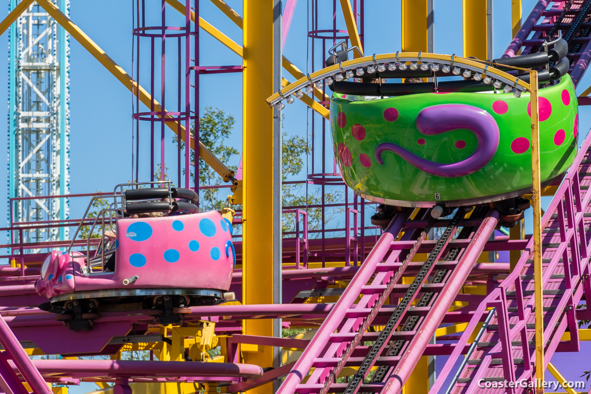 Crazy Mouse roller coaster at Martin's Fantasy Island
