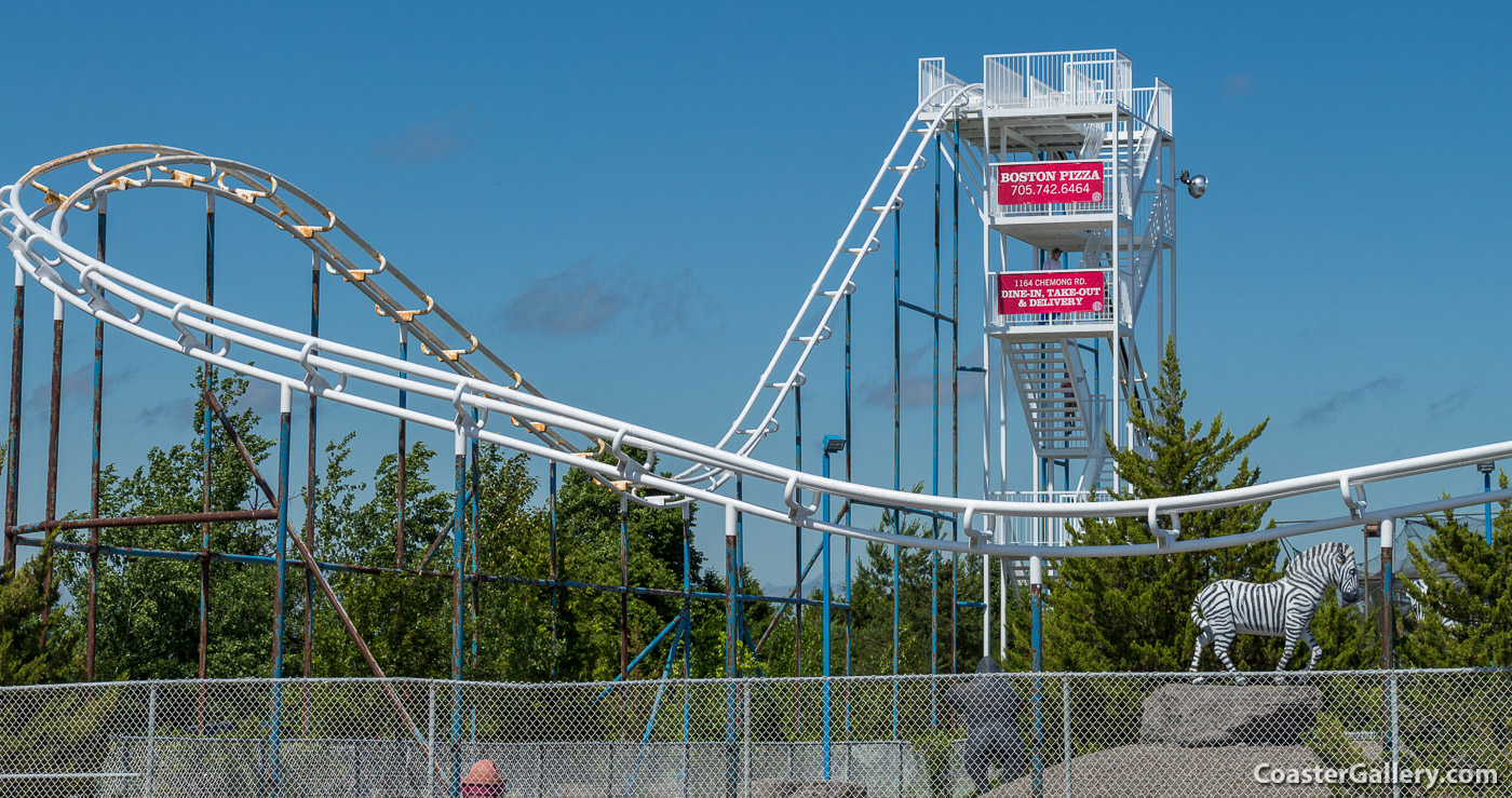 Pipeline Express roller coaster at Wild Water & Wheels in Peterborough, Ontario, Canada.