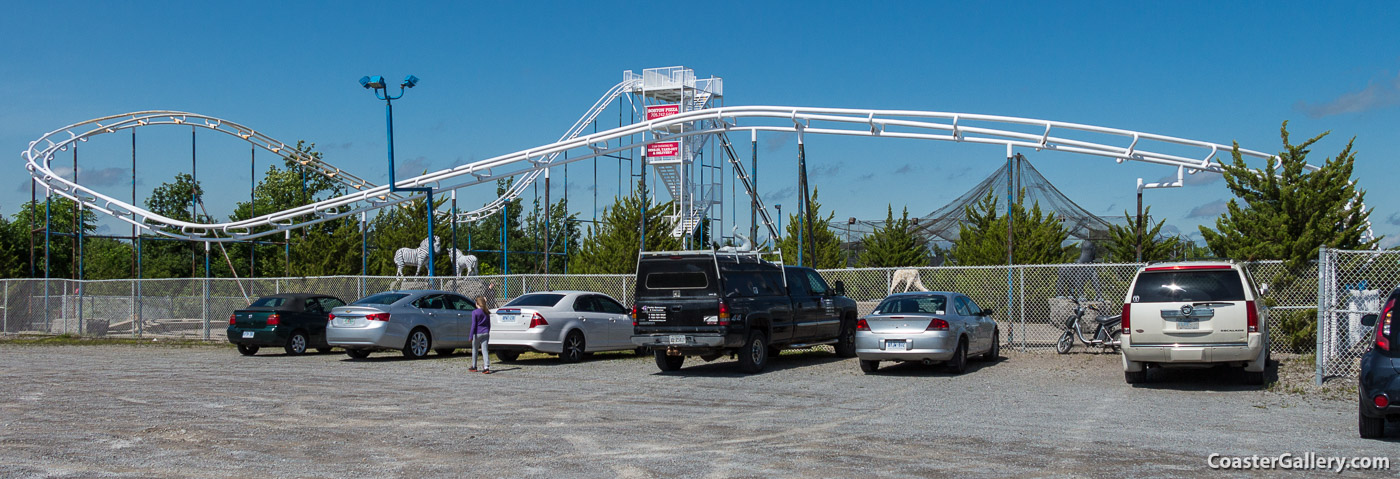 Pipeline Express roller coaster at Wild Water & Wheels in Peterborough, Ontario, Canada.