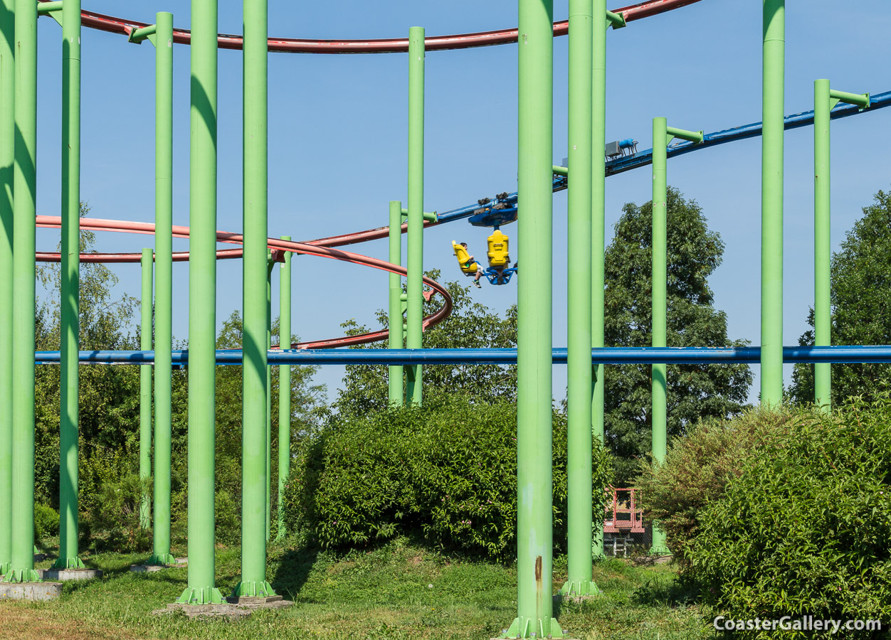 Sky Rider roller coaster at Skyline Park in Bad Wrishofen, Bavaria, Germany