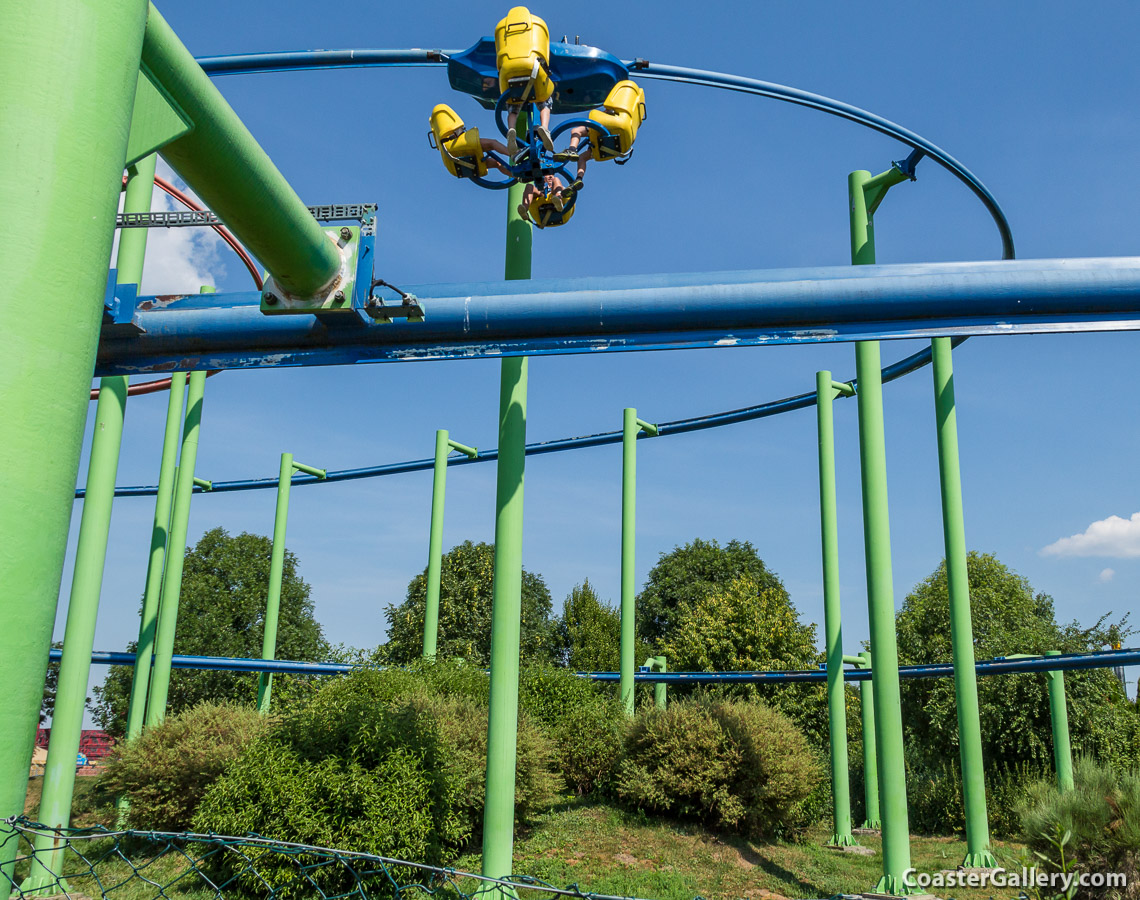 Sky Rider roller coaster at Skyline Park in Bad Wrishofen, Bavaria, Germany